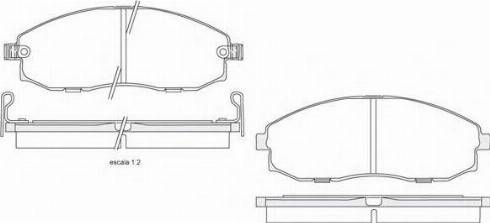 KSH EUROPE 1850.0058030 - Σετ τακάκια, δισκόφρενα www.parts5.com