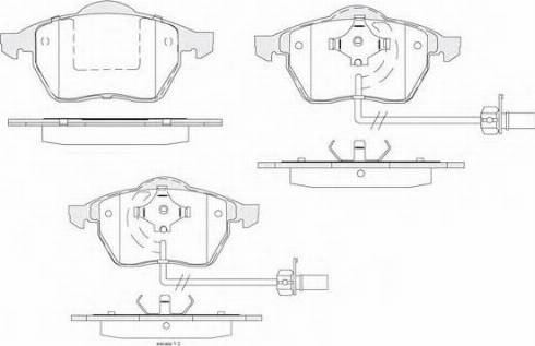 KSH EUROPE 1850.0058168 - Brake Pad Set, disc brake parts5.com