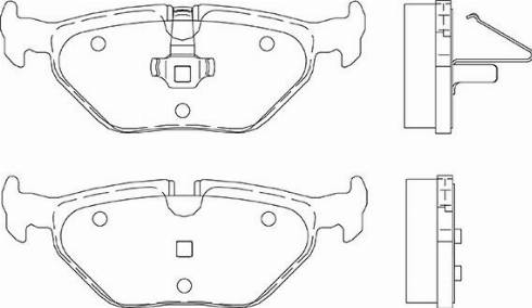 KSH EUROPE 1850.0058247 - Brake Pad Set, disc brake parts5.com