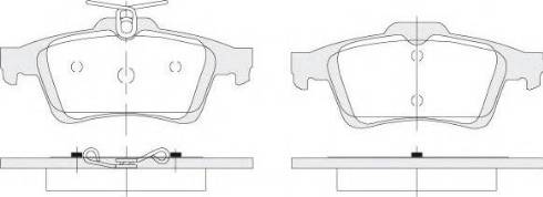 KSH EUROPE 1850.0058217 - Bremsbelagsatz, Scheibenbremse www.parts5.com