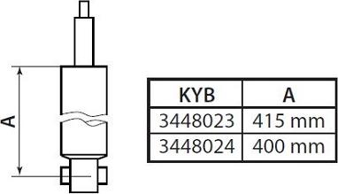 KYB 3448023 - Amortyzator www.parts5.com