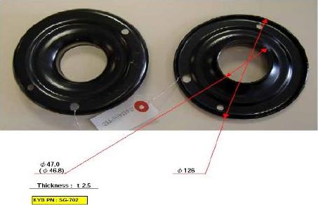 KYB SG-702 - Talerz sprężyny www.parts5.com