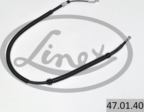 Linex 47.01.40 - Cable de accionamiento, freno de estacionamiento www.parts5.com