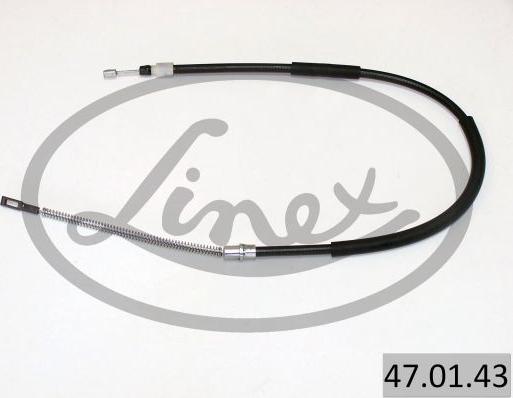 Linex 47.01.43 - Cable, parking brake www.parts5.com