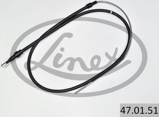 Linex 47.01.51 - Cable de accionamiento, freno de estacionamiento www.parts5.com