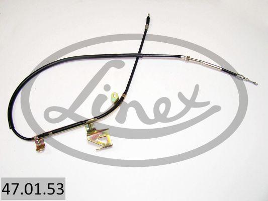 Linex 47.01.53 - Cable, parking brake www.parts5.com