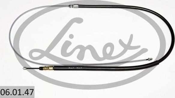 Linex 06.01.47 - Cable de accionamiento, freno de estacionamiento www.parts5.com