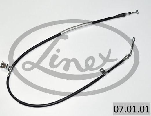 Linex 07.01.01 - Cable de accionamiento, freno de estacionamiento www.parts5.com