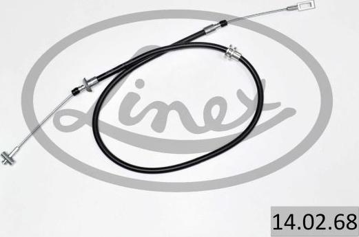 Linex 14.02.68 - Cable, parking brake www.parts5.com