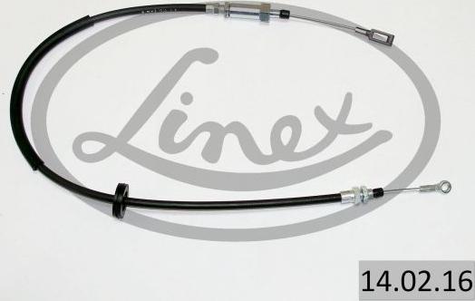 Linex 14.02.16 - Cable, parking brake parts5.com