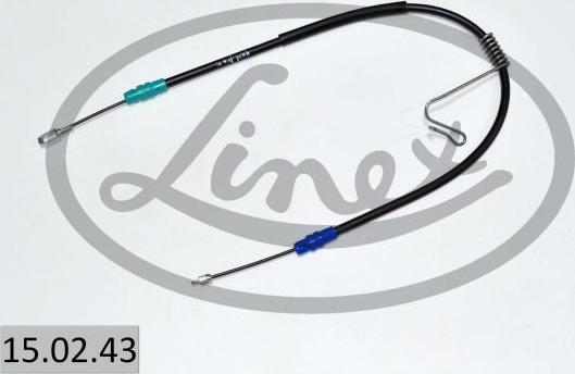 Linex 15.02.43 - Cablu, frana de parcare www.parts5.com