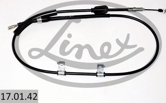 Linex 17.01.42 - Cable, parking brake parts5.com