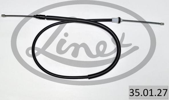 Linex 35.01.27 - Cable, parking brake parts5.com