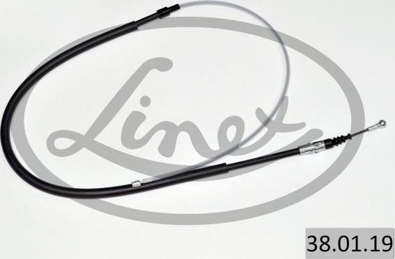 Linex 38.01.19 - Cable, parking brake www.parts5.com