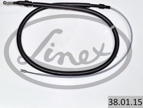 Linex 38.01.15 - Cable de accionamiento, freno de estacionamiento www.parts5.com