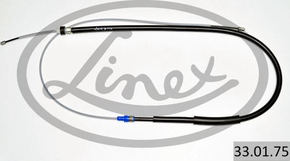 Linex 33.01.75 - Cable, parking brake www.parts5.com