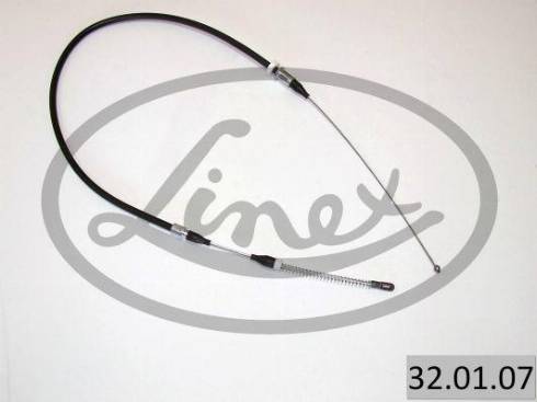 Linex 32.01.07 - Cable de accionamiento, freno de estacionamiento www.parts5.com