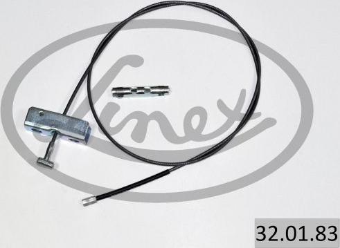 Linex 32.01.83 - Cable de accionamiento, freno de estacionamiento www.parts5.com