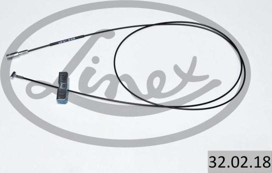 Linex 32.02.18 - Cable de accionamiento, freno de estacionamiento www.parts5.com