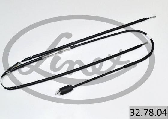 Linex 32.78.04 - Cable, parking brake www.parts5.com