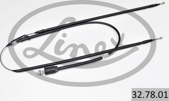 Linex 32.78.01 - Cable, parking brake www.parts5.com