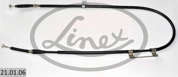 Linex 21.01.06 - Cable, parking brake www.parts5.com