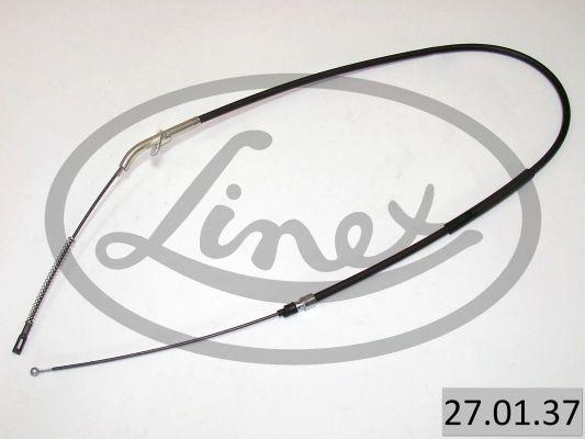 Linex 27.01.37 - Cable de accionamiento, freno de estacionamiento www.parts5.com