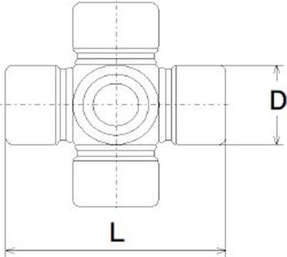 Löbro U 125 - Flexible disc, propshaft joint www.parts5.com