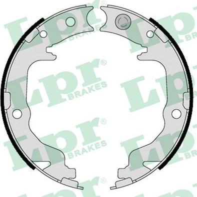 LPR 09540 - Brake Shoe Set, parking brake www.parts5.com