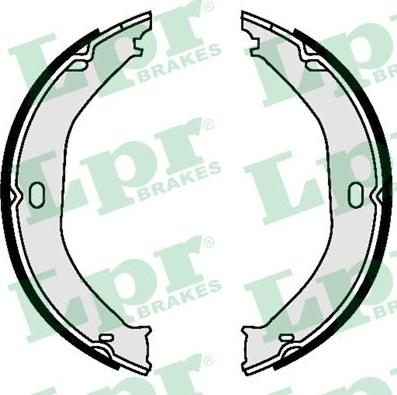 LPR 09520 - Brake Shoe Set, parking brake parts5.com