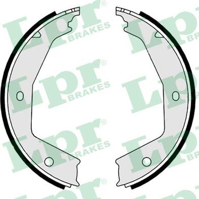 LPR 09060 - Brake Shoe Set, parking brake www.parts5.com