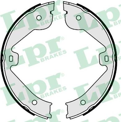 LPR 09150 - Brake Shoe Set, parking brake www.parts5.com