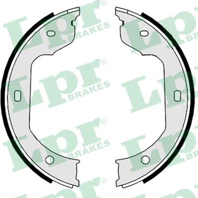 LPR 09110 - Brake Shoe Set, parking brake parts5.com