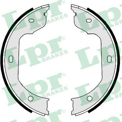 LPR 09110 - Brake Shoe Set, parking brake www.parts5.com