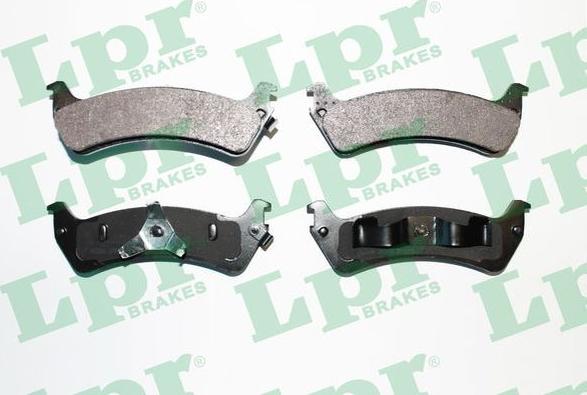 LPR 05P990 - Sada brzdových destiček, kotoučová brzda www.parts5.com