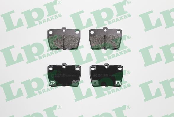 LPR 05P997 - Brake Pad Set, disc brake www.parts5.com