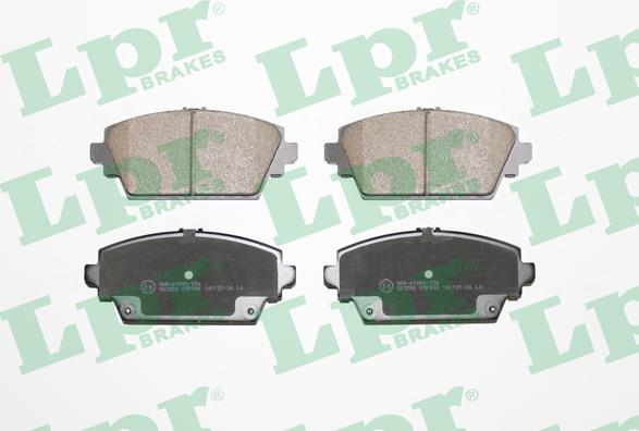 LPR 05P940 - Sada brzdových destiček, kotoučová brzda www.parts5.com