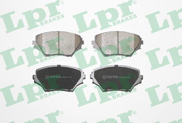 LPR 05P958 - Bremsbelagsatz, Scheibenbremse www.parts5.com