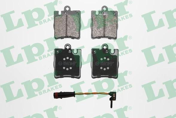 LPR 05P957B - Brake Pad Set, disc brake parts5.com