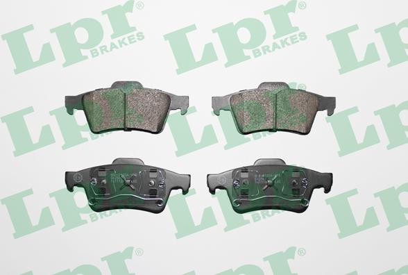 LPR 05P907 - Тормозные колодки, дисковые, комплект www.parts5.com