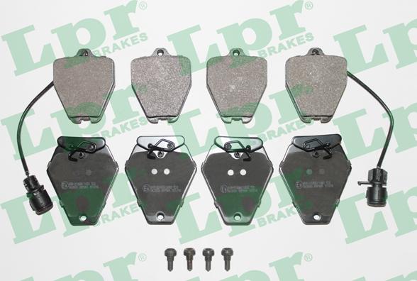 LPR 05P981 - Brake Pad Set, disc brake parts5.com