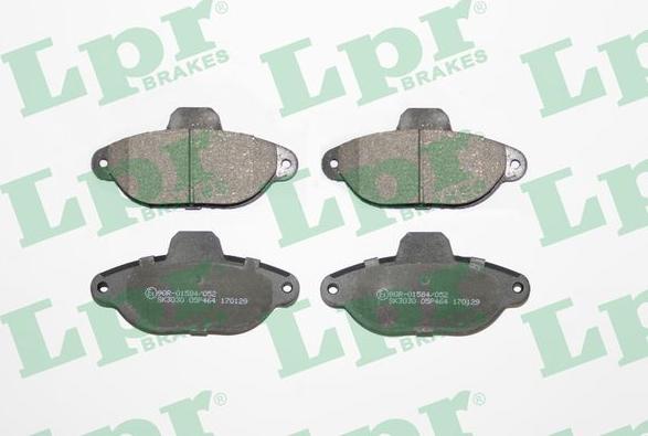 LPR 05P464 - Set placute frana,frana disc www.parts5.com