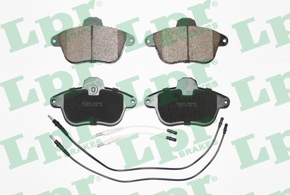 LPR 05P480 - Brake Pad Set, disc brake www.parts5.com