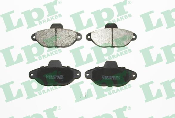 LPR 05P483 - Set placute frana,frana disc www.parts5.com