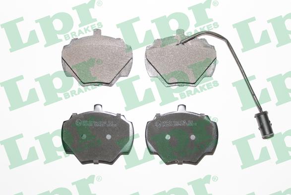 LPR 05P431 - Set placute frana,frana disc www.parts5.com