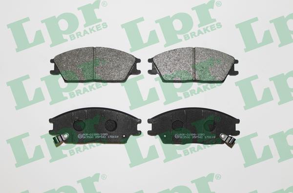 LPR 05P542 - Brake Pad Set, disc brake www.parts5.com