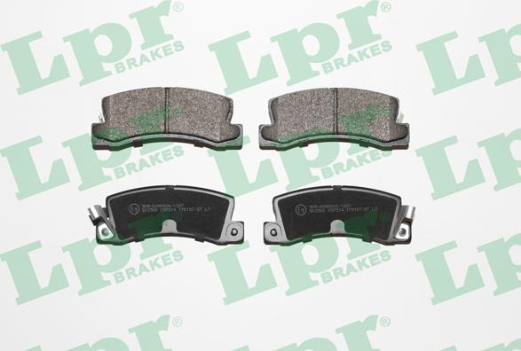 LPR 05P514 - Тормозные колодки, дисковые, комплект www.parts5.com