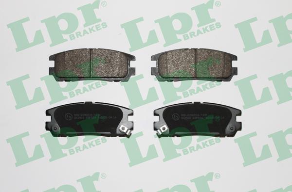 LPR 05P524 - Brake Pad Set, disc brake www.parts5.com