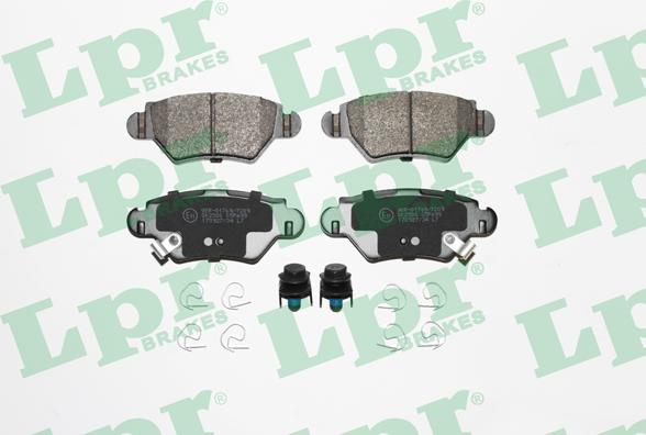 LPR 05P699 - Brake Pad Set, disc brake www.parts5.com