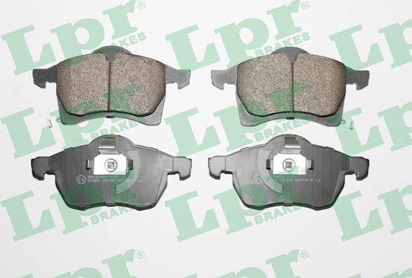 LPR 05P690 - Тормозные колодки, дисковые, комплект www.parts5.com